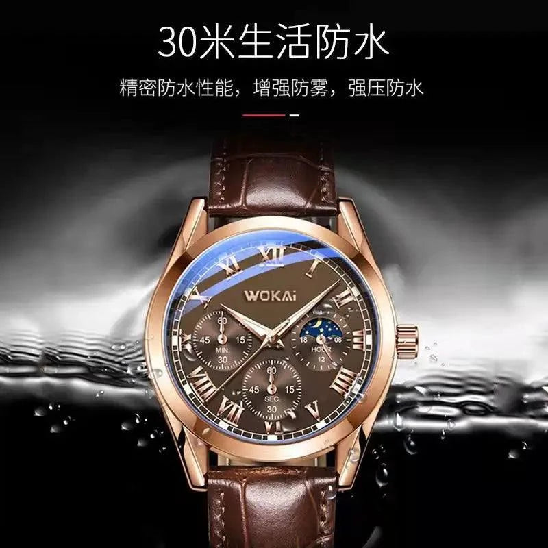 Luminous Quartz Watch: Stylish & Waterproof for Men! ⌚✨Discover the perfect blend of style and functionality with the high-quality men's fashion casual luminous belt watch. This classic quartz watch features a luminous dShop All I WantShop All I WantLuminous Quartz