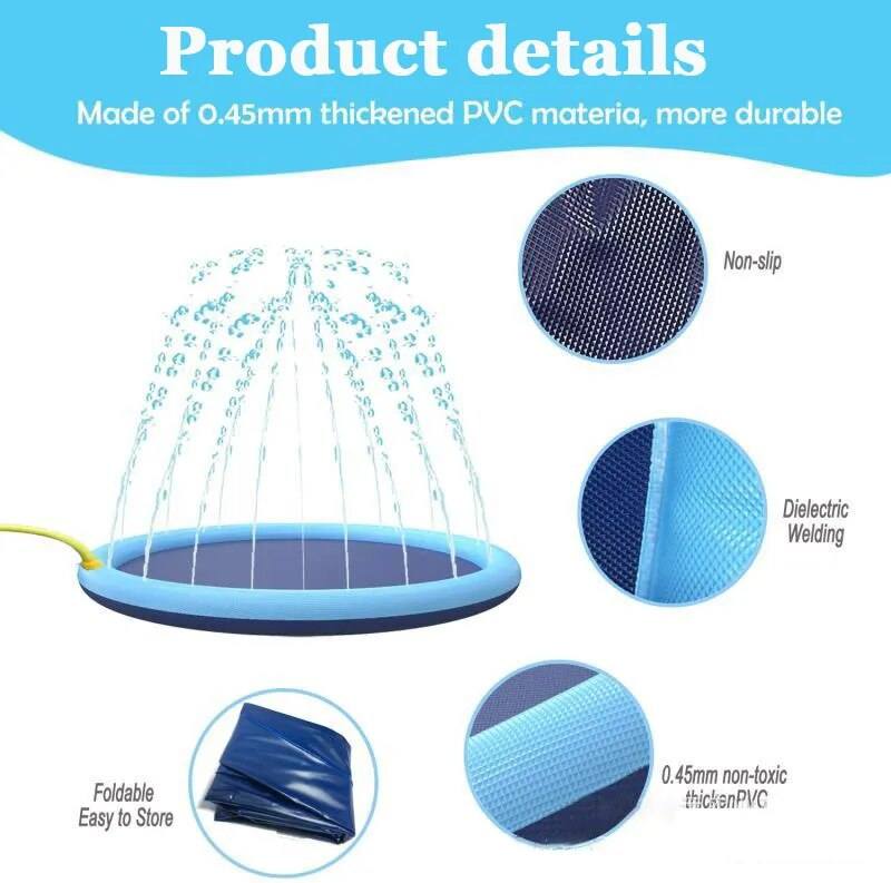 Summer Cool Pet Sprinkler and Swimming PoolYour Pet's Perfect Summer Playground: Pet Sprinkler Pad and Cooling Pool! 🐾🌞💦
Product Highlights:
Summer Fun: A versatile pet splash pad and pool for endless sSHOP ALL I WANTShop All I WantSummer Cool Pet Sprinkler
