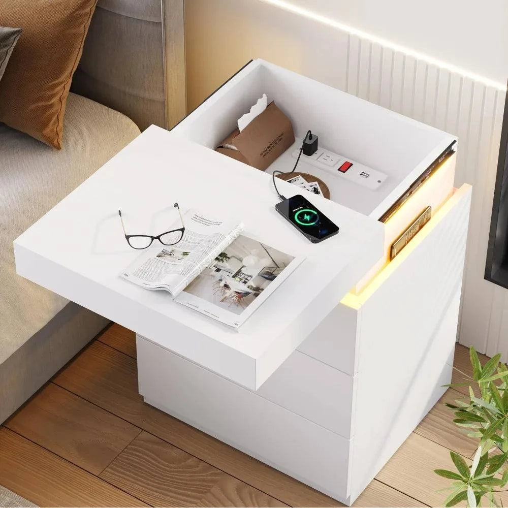 2 Nightstands Set with Charging StationEnhance your bedroom’s functionality and style with this 2 Nightstands Set with Charging Station. Designed with a Modern Morocco appearance, these nightstands offer Shop All I WantShop All I Want2 Nightstands Set