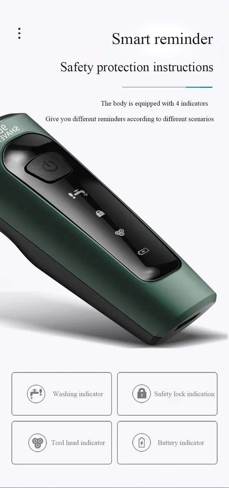 Portable Electric Shaver: Wet & Dry Use Travel Razor! 💼💧Keep your grooming routine efficient on the go with this electric shaver. Designed for both wet and dry use, this sleek razor is perfect for travel, fitting easily iShop All I WantShop All I WantPortable Electric