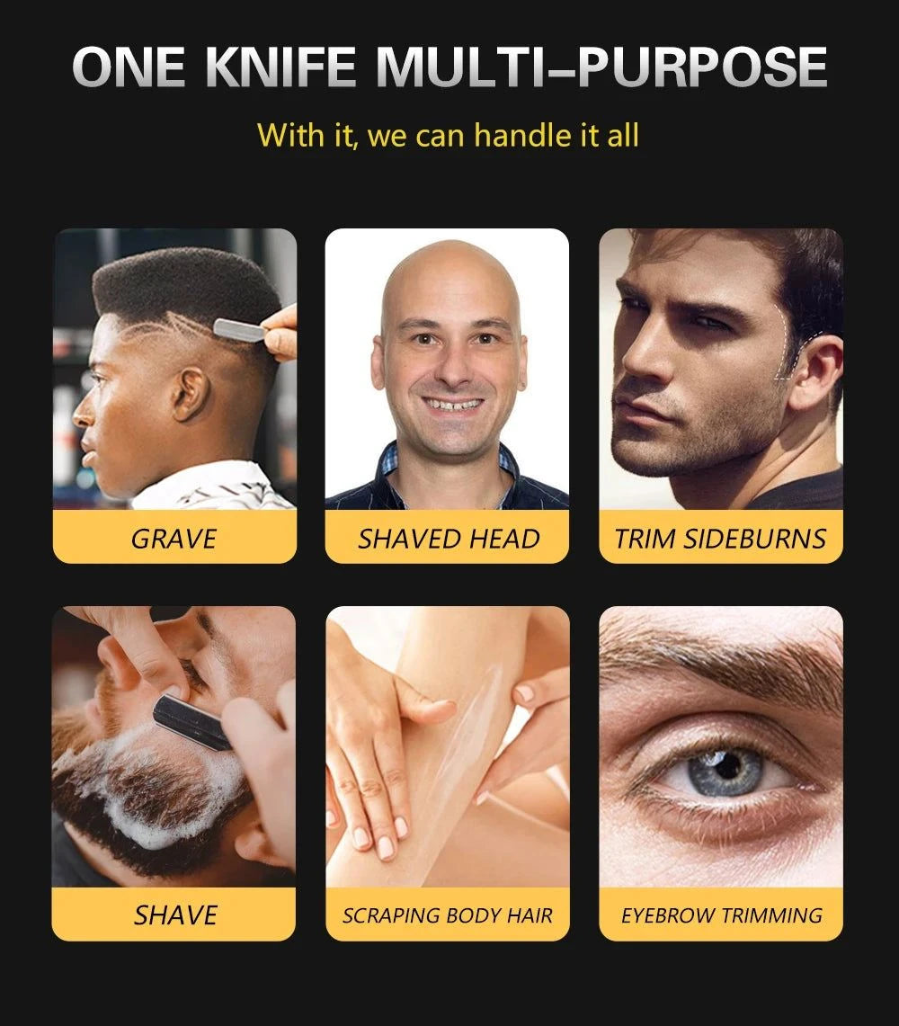 Barbertop Straight Razor | Classic Manual Folding Knife for Men ✂️Experience precision shaving with the Barbertop shaving straight razor. This classic manual barber razor features a sleek folding design and is crafted from high-quaShop All I WantShop All I WantClassic Manual Folding Knife