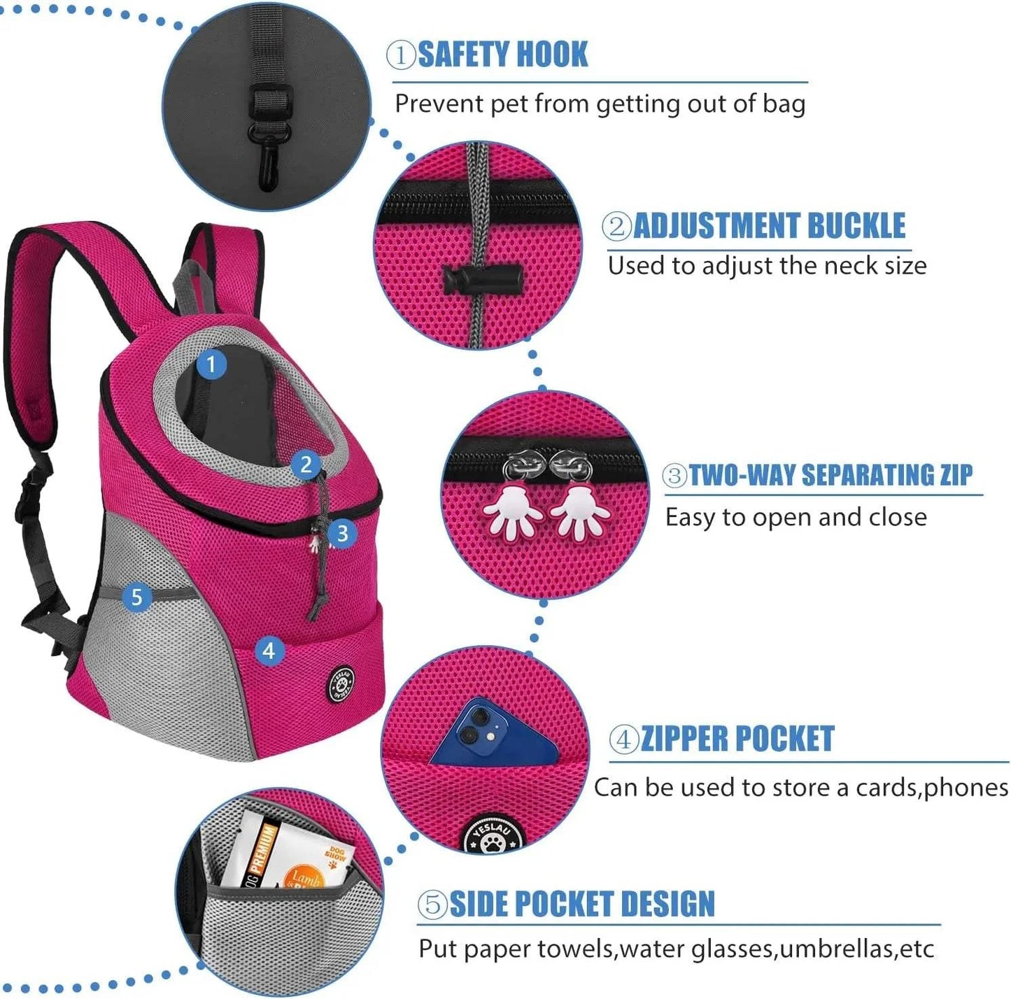 Dog Carrier BagDog Carrier Bag: Stylish, Safe, and Comfortable Travel for Your Furry Friend!
Introducing our Dog Carrier Bag, designed to provide a stylish and secure way to transpSHOP ALL I WANTShop All I WantDog Carrier Bag