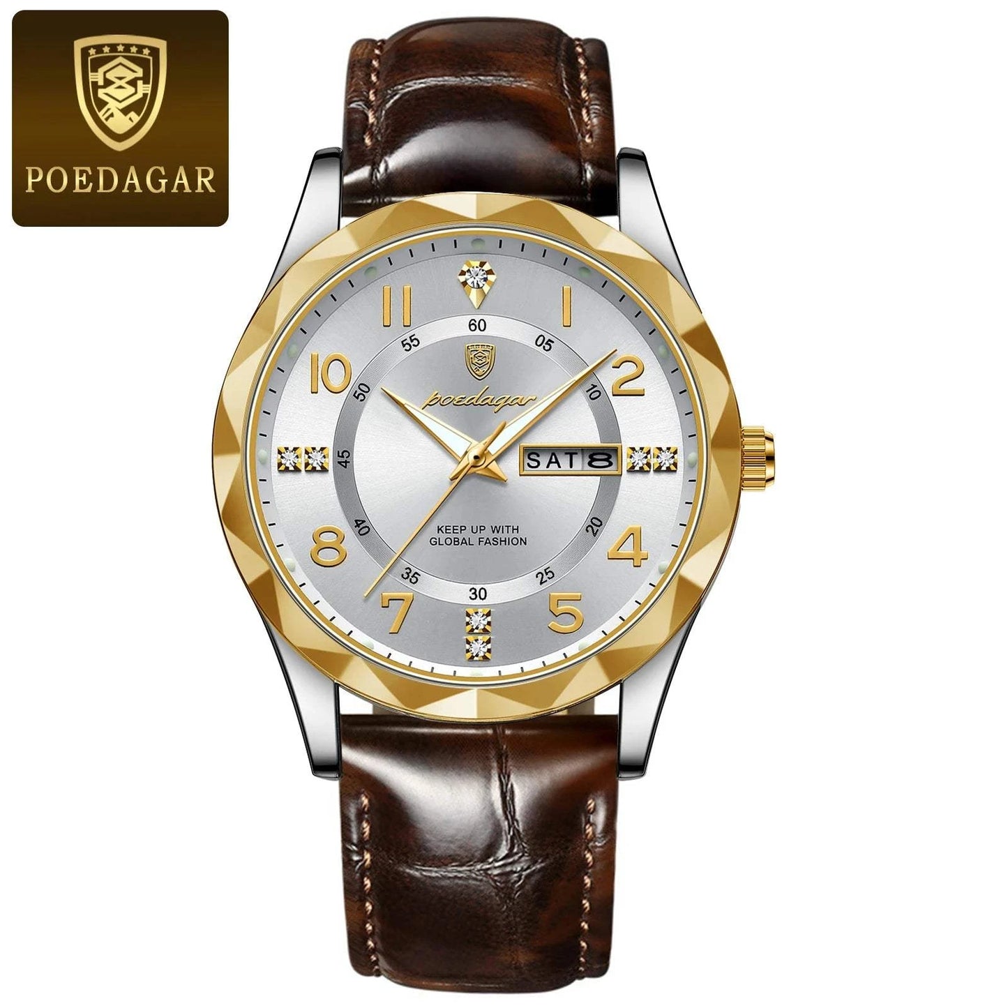Luxury High-Quality Men’s Watch – Sport Quartz, Waterproof Luminous DaMake a bold statement with the POEDAGAR Fashion Men’s Wristwatch, a luxury timepiece designed for the sophisticated man. This stylish chronograph features a strikingShop All I WantShop All I WantLuxury High-Quality Men’