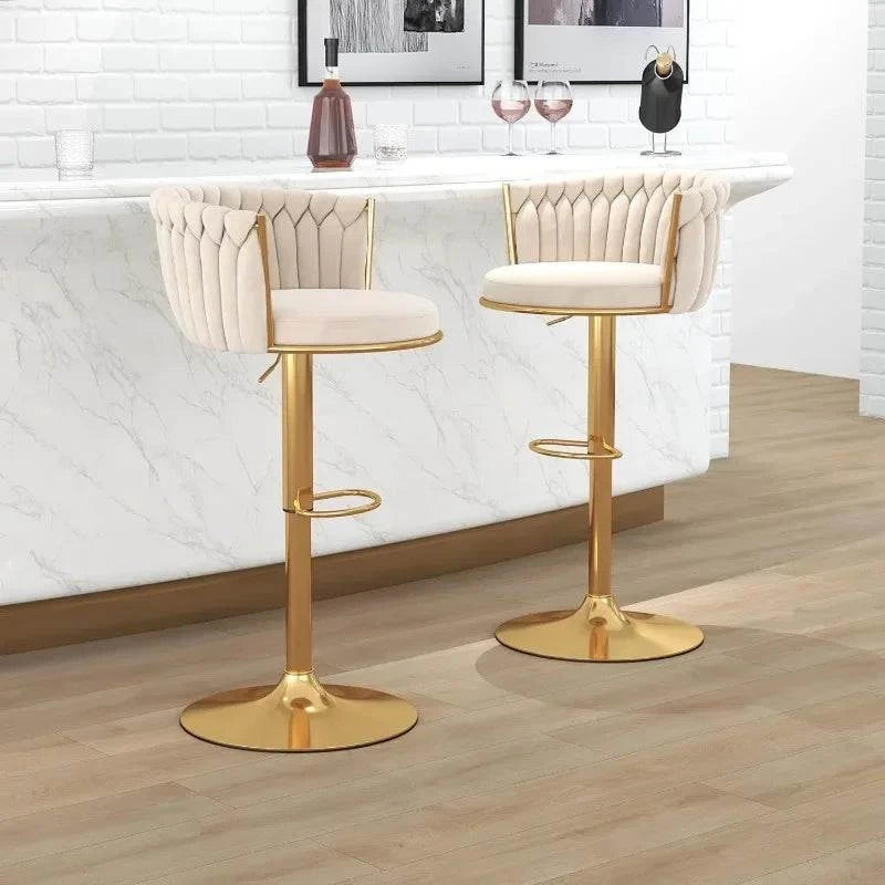 Bar Stools Set of 4, Velvet Swivel & Height Adjustable with Woven BackAdd a touch of natural elegance to your living room with this bamboo sideboard. Perfect for use as a shoe rack or a stylish storage solution, its sleek, modern desigShop All I WantShop All I Want4, Velvet Swivel & Height Adjustable