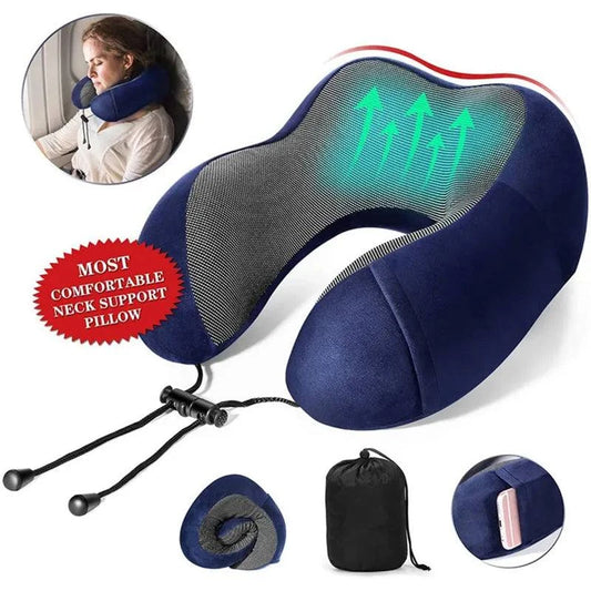 Pillow Memory Foam Neck PillowFeatures:
Perfect Curves Shape Design: The memory foam travel pillow is ergonomically designed to better fit your neck, preventing head forward, and relieving neck SHOP ALL I WANTShop All I WantPillow Memory Foam Neck Pillow