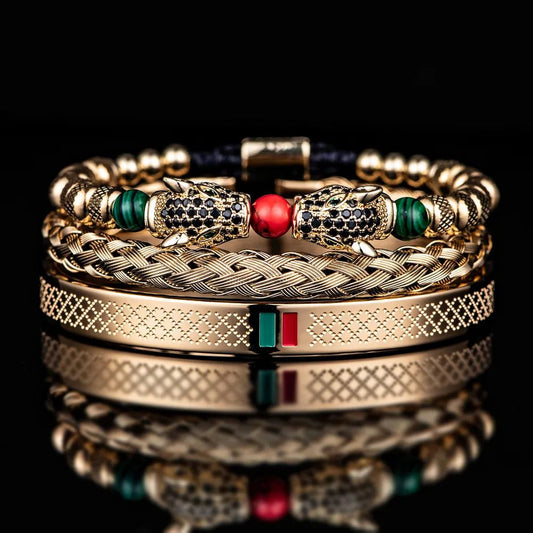 Luxury Double Leopard Head Bracelet for Men 🐆💎Elevate your casual style with our Men's Casual Jeans - a timeless and versatile addition to your wardrobe that offers both comfort and fashion. 👖🕶️👞
Key FeaturesSHOP ALL I WANTShop All I WantLuxury Double Leopard Head Bracelet