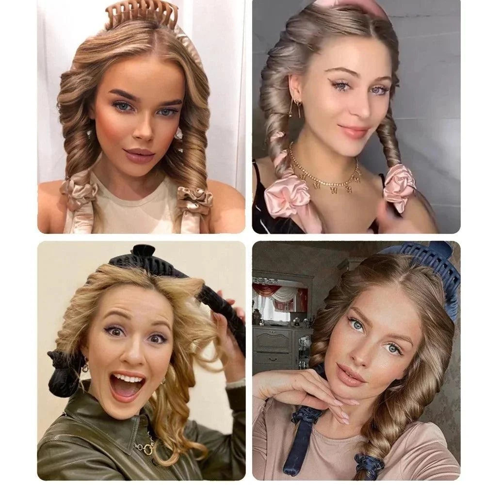 💤 Heatless Silk Curling Rod – Soft Ribbon Hair Rollers, No-Heat SleepAchieve beautiful curls without any heat with the Heatless Silk Curling Rod. This soft ribbon hair roller is perfect for effortless, damage-free curls while you sleeShop All I WantShop All I WantHeatless Silk Curling Rod