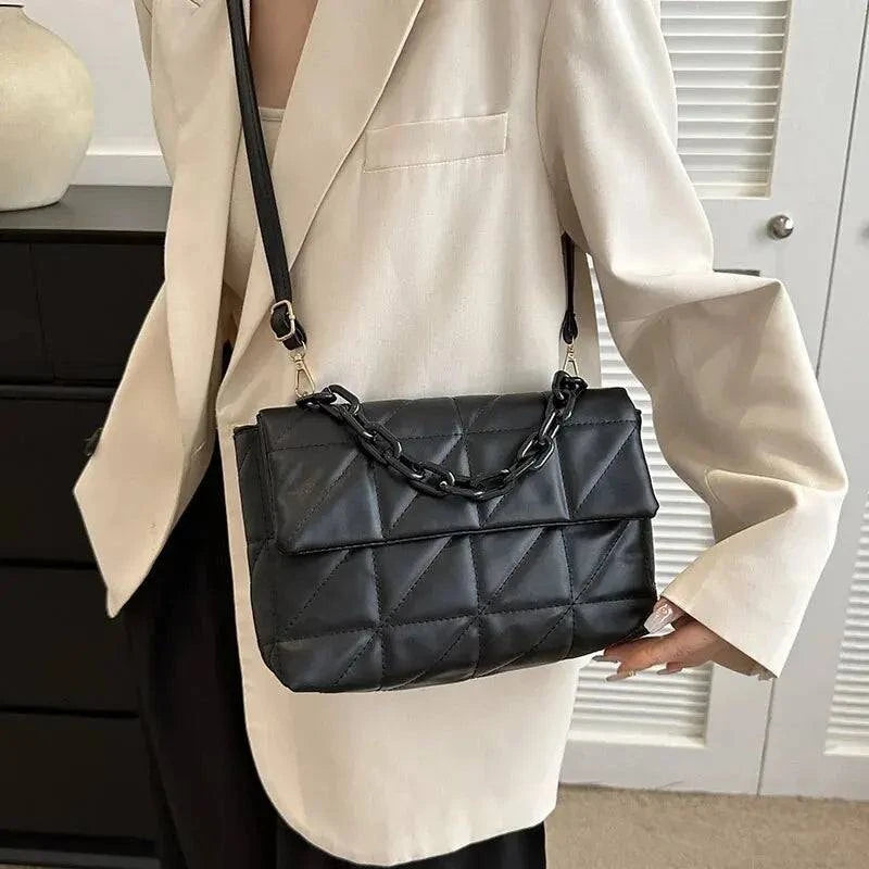 Chain Embellished HandbagElevate your style with this chic slim A-line long dress. Perfect for a sleek, flattering look that exudes elegance. 👗✨SHOP ALL I WANTShop All I WantChain Embellished Handbag