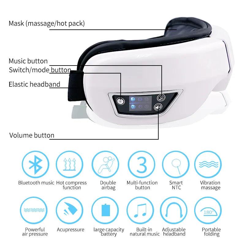 Relaxing Heated Eye Massager: Improve Sleep, and Relieve Migraines 🔥 Step into a world of unparalleled relaxation with our Electric Neck & Body Relaxation Massager. Immerse yourself in a rejuvenating massage experience that effortSHOP ALL I WANTShop All I WantRelaxing Heated Eye Massager