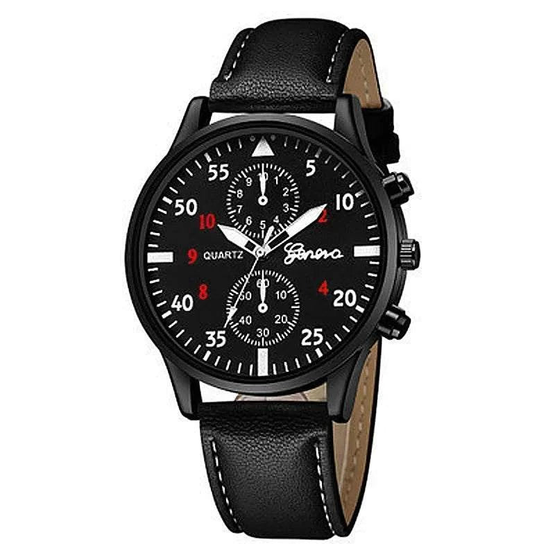 Men's Sports Watches Set | Luxury Quartz Wristwatch with Leather BraceElevate your style with this men's sports watches set, featuring a luxurious quartz wristwatch and a brown leather bracelet. This casual clock watch is perfect for bShop All I WantShop All I WantSports Watches Set