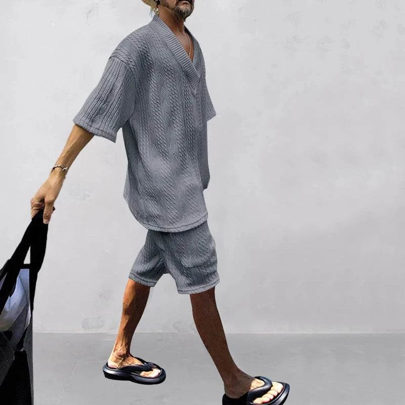 New Summer Men's Set – Loose Casual Sports Suit, High-Quality Cotton JStep into summer with confidence in the New Summer Men's Set, designed for ultimate comfort and style. This two-piece sports suit features a loose fit, allowing for Shop All I WantShop All I WantSummer Men'