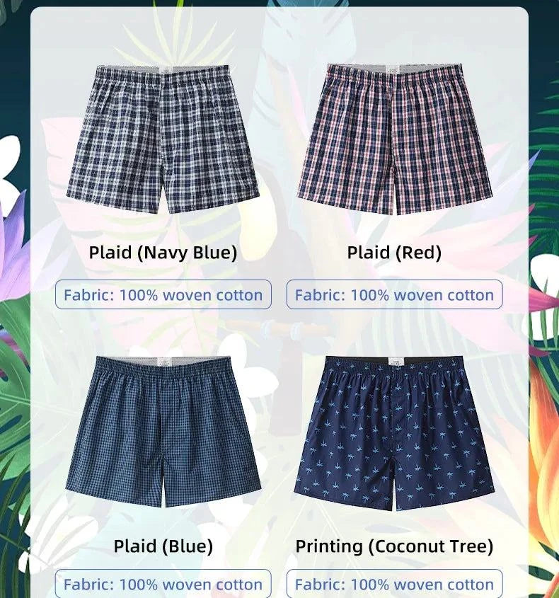 𩲠S-XL Menâs Cotton Boxer Shorts â Comfortable and Breathable đExperience everyday comfort with these Men's boxer Shorts. Crafted from soft cotton, these boxer shorts are perfect for lounging at home or casual wear. The classic SHOP ALL I WANTShop All I WantMenâs Cotton Boxer Shorts