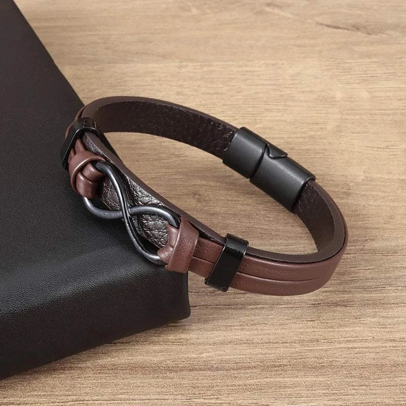 Classic Cross Leather Bracelet for MenIntroducing our Classic Cross Leather Bracelet for Men – where timeless design meets masculine elegance for a statement accessory.
🛡️ Symbolic Cross Design: The braSHOP ALL I WANTShop All I WantClassic Cross Leather Bracelet