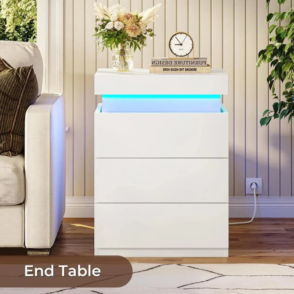 2 Nightstands Set with Charging StationEnhance your bedroom’s functionality and style with this 2 Nightstands Set with Charging Station. Designed with a Modern Morocco appearance, these nightstands offer Shop All I WantShop All I Want2 Nightstands Set