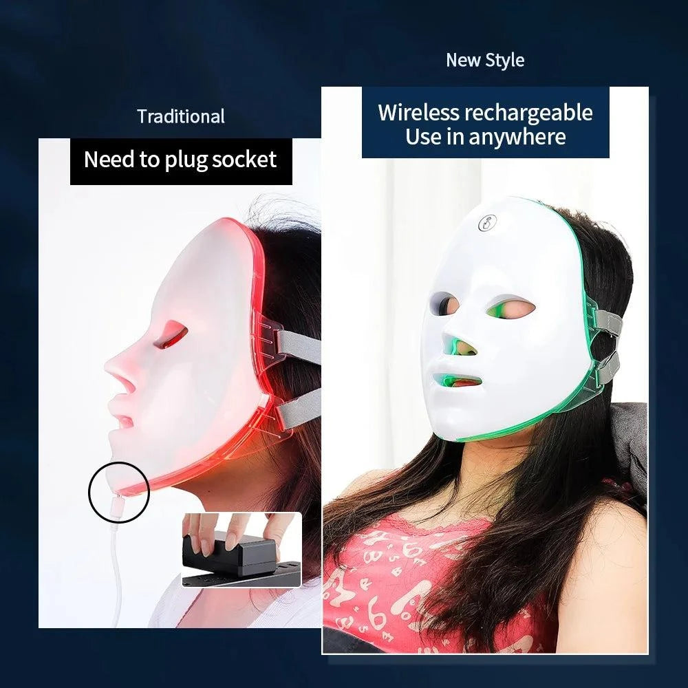LED Light Therapy Mask for Skin Rejuvenation and Anti- AgingRevitalize your skin with our LED Light Therapy Mask! This innovative mask uses cutting-edge LED light therapy to target signs of aging, boost collagen production, aShop All I WantShop All I WantLED Light Therapy Mask