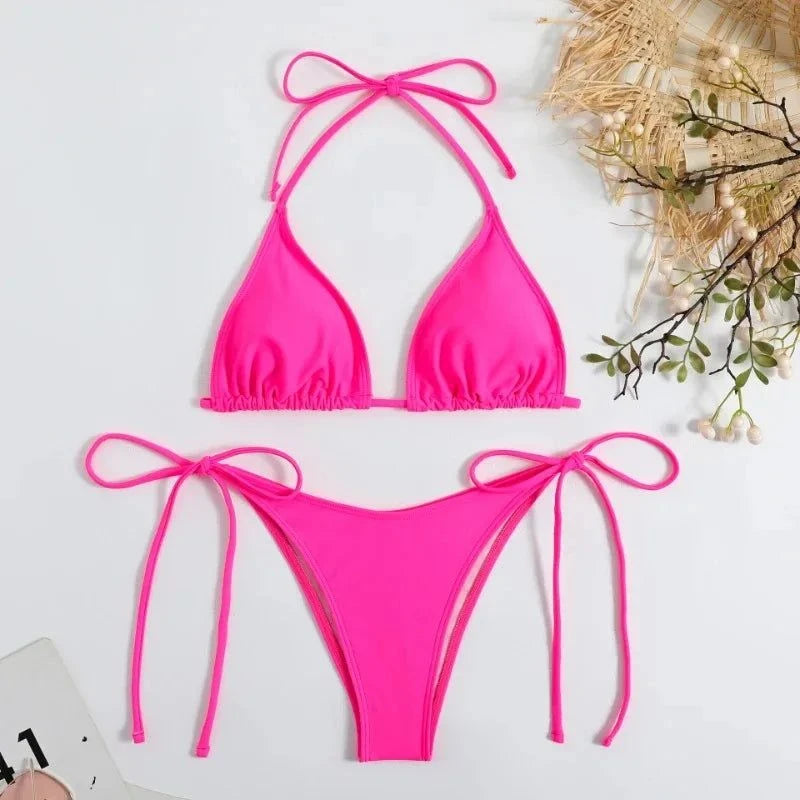 Beach Bikini Set 👙Turn heads this summer with our stylish Bikini Set, the perfect combination of comfort and fashion. Designed for every body type, this set offers a flattering fit thShop All I WantShop All I WantBeach Bikini Set 👙