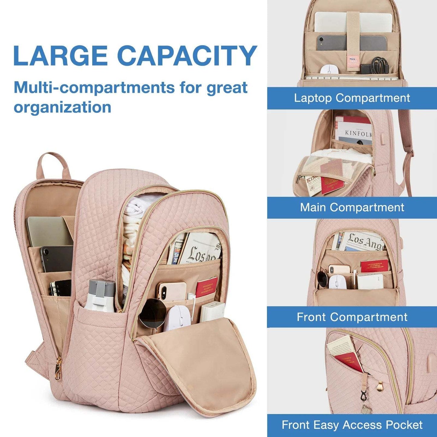 USB Charging Laptop Backpack for Men & Women⚡🎒💼🔋🔌Experience Effortless Travel with the Ultimate Backpack! 🌍
Are you tired of constantly juggling your belongings while on the move? The Multi-Compartment Travel BackSHOP ALL I WANTShop All I WantUSB Charging Laptop Backpack