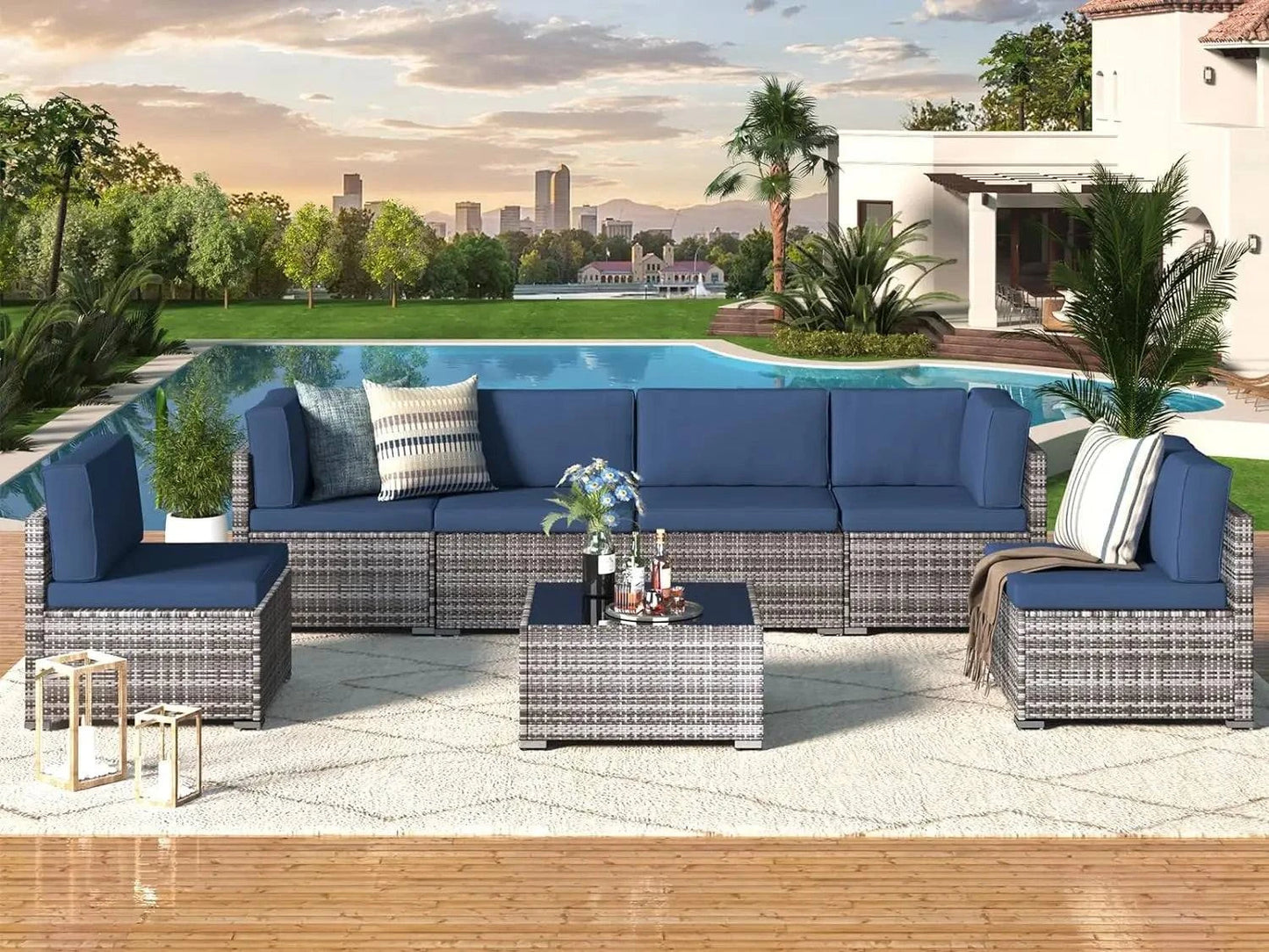 7-Piece Outdoor Patio Dining & Conversation Set 🌿Elevate your outdoor gatherings with the 7-Piece Outdoor Patio Dining & Conversation Set 🌿. This stylish garden set combines both dining and conversation seatinShop All I WantShop All I Want7-Piece Outdoor Patio Dining & Conversation Set 🌿
