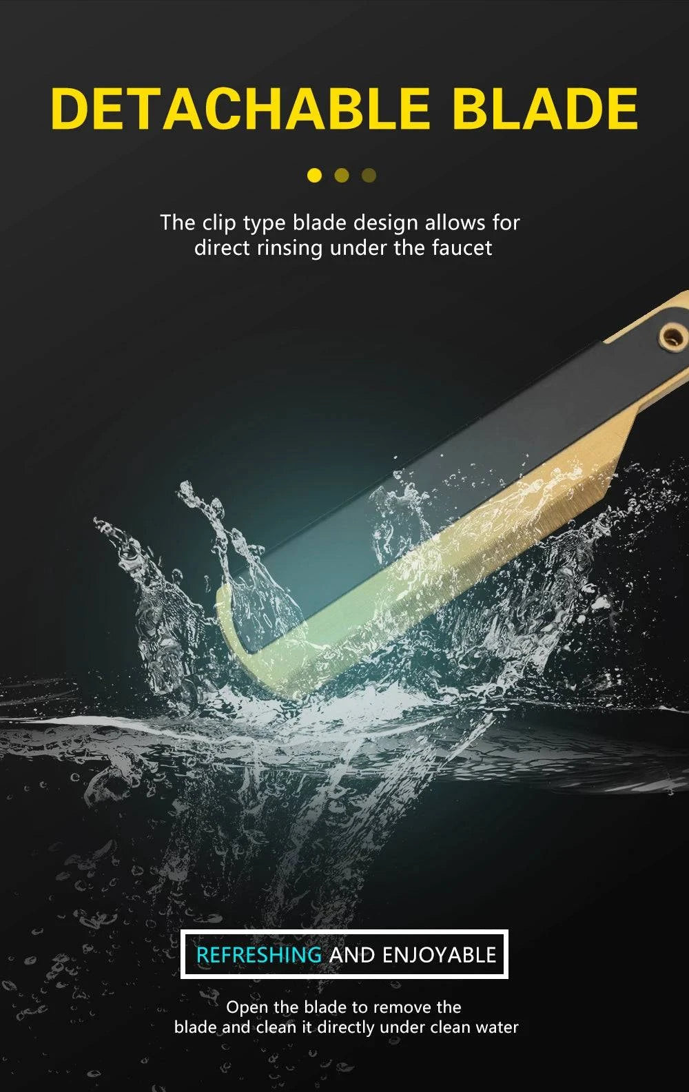 Barbertop Straight Razor | Classic Manual Folding Knife for Men ✂️Experience precision shaving with the Barbertop shaving straight razor. This classic manual barber razor features a sleek folding design and is crafted from high-quaShop All I WantShop All I WantClassic Manual Folding Knife