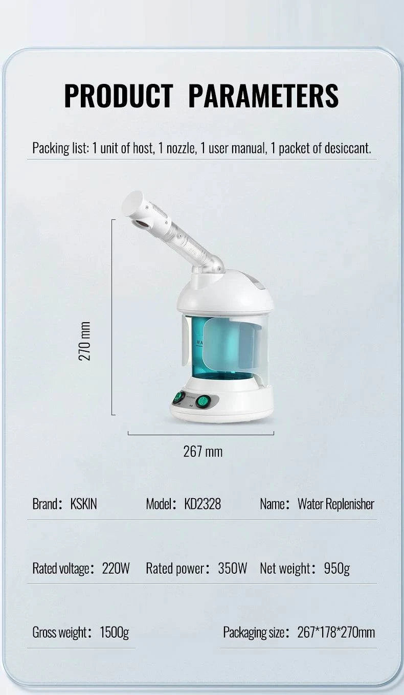 KSKIN Portable Facial Steamer – Custom Hot Sale Ionic Face Mist Spray Revitalize your skincare routine with the KSKIN Portable Facial Steamer, designed for those who desire professional-grade facial treatments at home. This custom hot Shop All I WantShop All I WantKSKIN Portable Facial Steamer – Custom Hot Sale Ionic Face Mist Spray