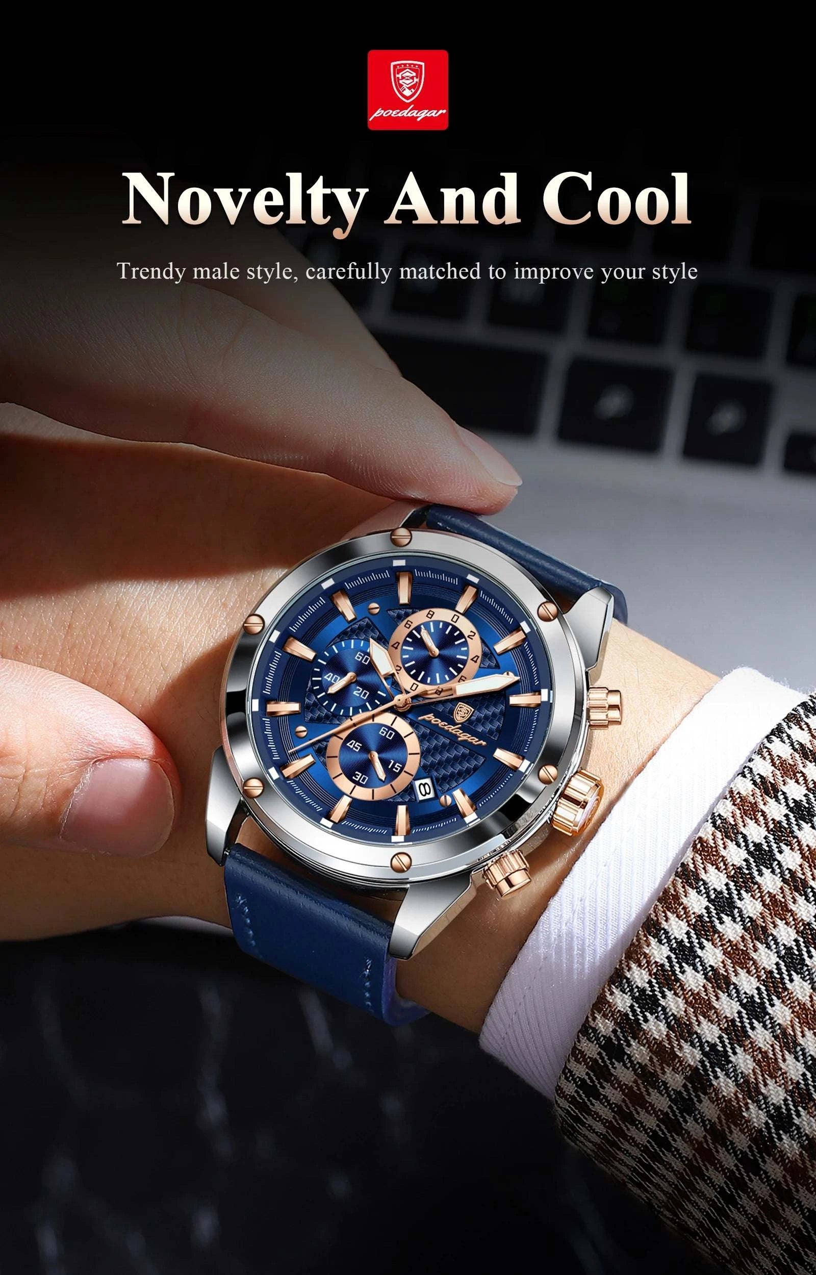 Elegant Men’s Quartz Watch – Waterproof Luminous Sports Timepiece withThe Elegant Men’s Quartz Watch offers both sophistication and functionality. Its waterproof design and luminous hands make it perfect for both daily wear and active Shop All I WantShop All I WantQuartz Watch – Waterproof Luminous Sports Timepiece
