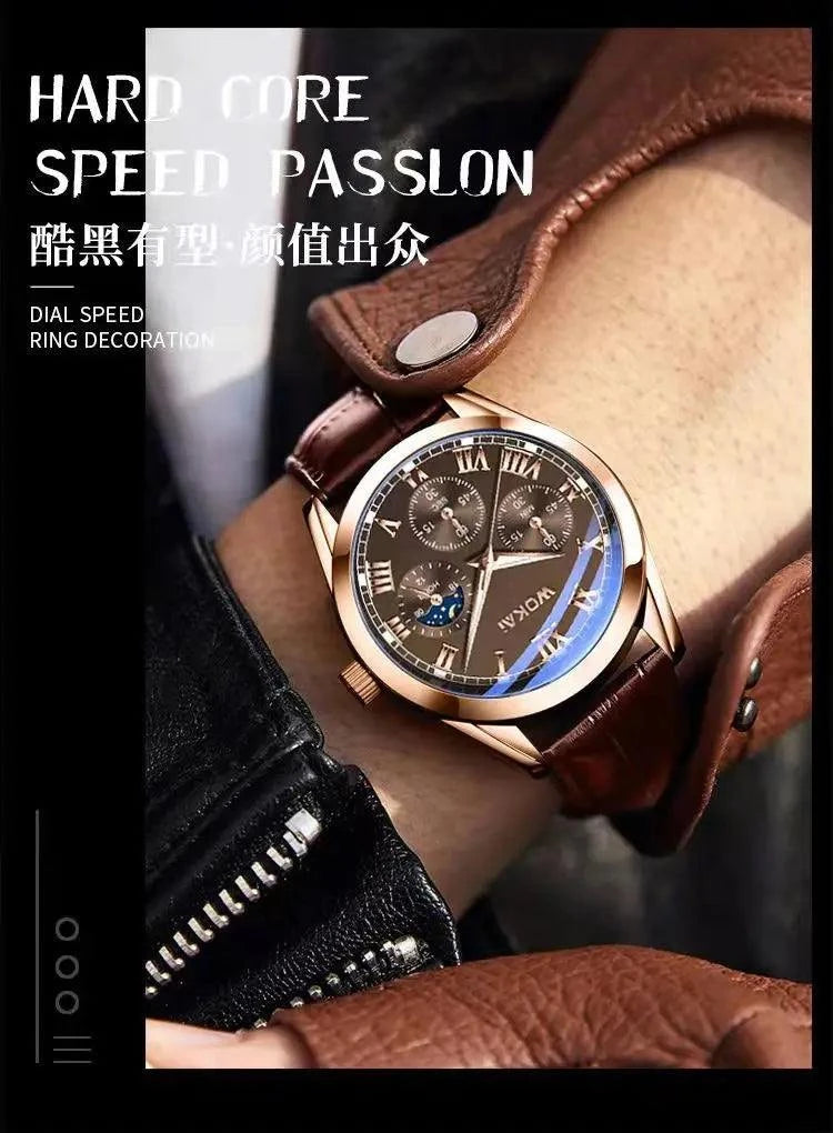 Luminous Quartz Watch: Stylish & Waterproof for Men! ⌚✨Discover the perfect blend of style and functionality with the high-quality men's fashion casual luminous belt watch. This classic quartz watch features a luminous dShop All I WantShop All I WantLuminous Quartz