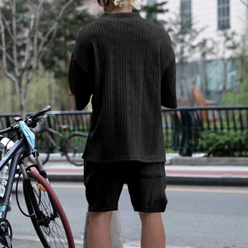 New Summer Men's Set – Loose Casual Sports Suit, High-Quality Cotton JStep into summer with confidence in the New Summer Men's Set, designed for ultimate comfort and style. This two-piece sports suit features a loose fit, allowing for Shop All I WantShop All I WantSummer Men'
