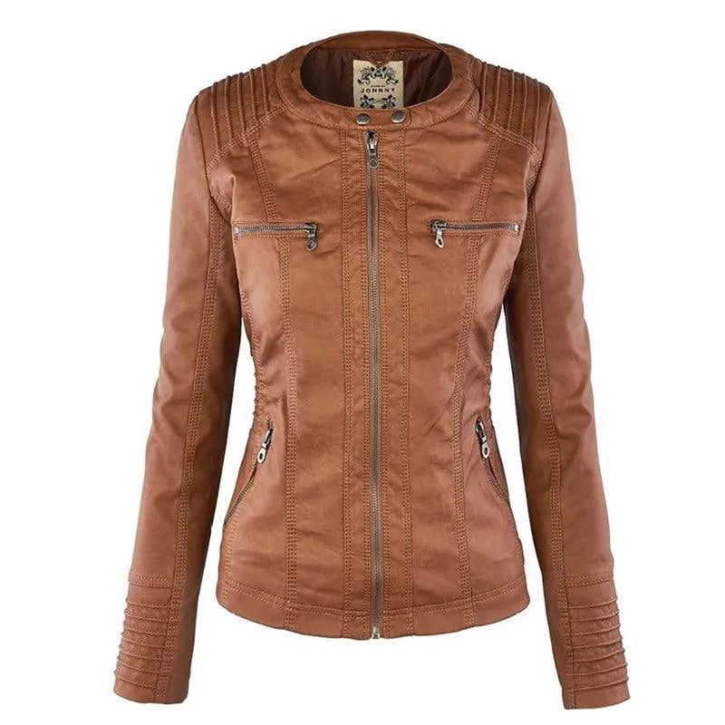Winter Faux Leather JacketEmbrace the chill of autumn and winter with the Winter Faux Leather Jacket from Liva Girl. This stylish yet practical outerwear piece combines classic design with moSHOP ALL I WANTShop All I WantWinter Faux Leather Jacket
