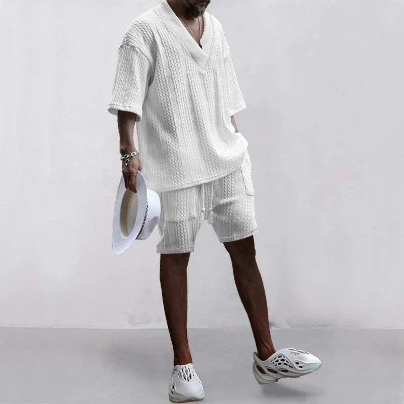 New Summer Men's Set – Loose Casual Sports Suit, High-Quality Cotton JStep into summer with confidence in the New Summer Men's Set, designed for ultimate comfort and style. This two-piece sports suit features a loose fit, allowing for Shop All I WantShop All I WantSummer Men'