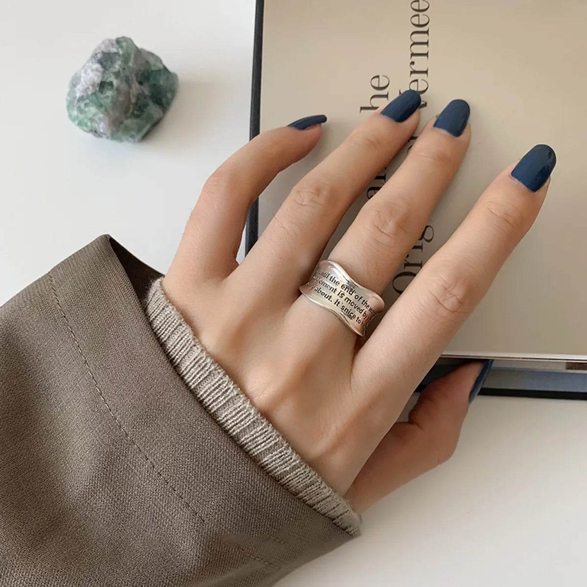 Sterling Silver RingProduct Description:
This sterling silver ring is more than just jewelry; it's an embodiment of enduring elegance. Crafted with utmost precision and care, it symboliSHOP ALL I WANTShop All I WantSterling Silver Ring