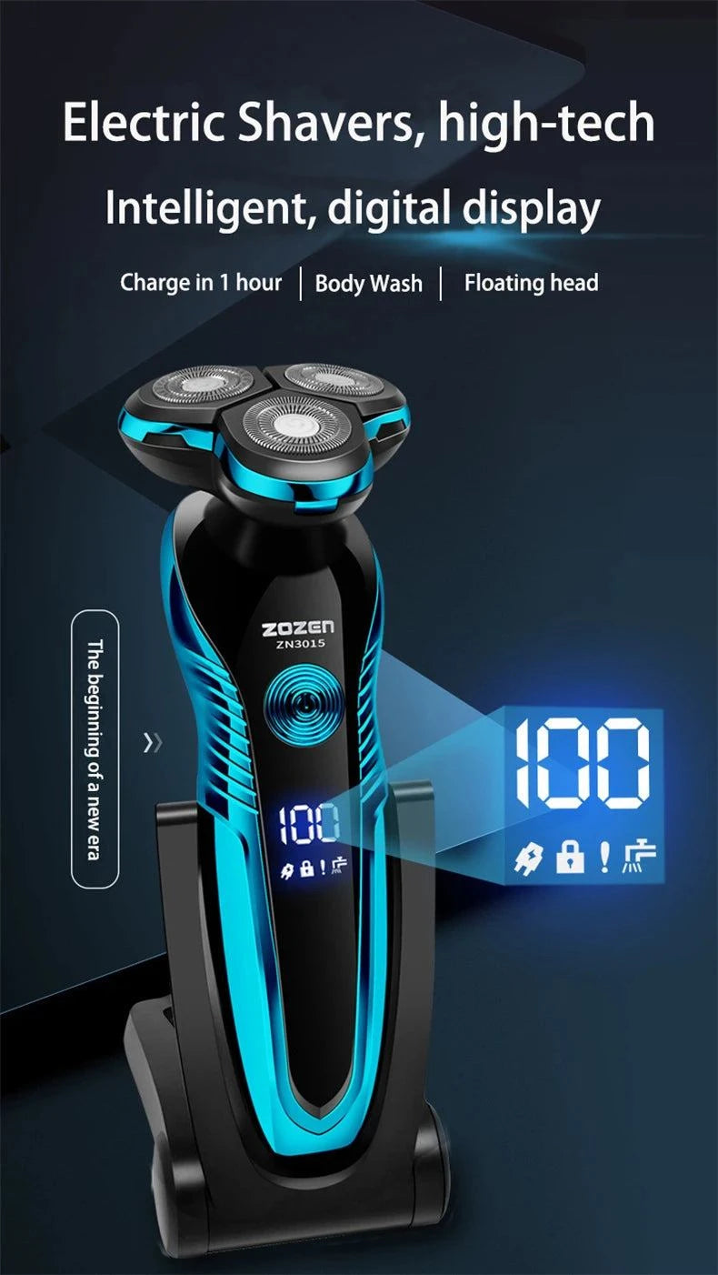 Electric Rechargeable & Washable Razor Shavor! 🔋💦Experience the ultimate grooming tool with the Electric Shaver. This rechargeable electric razor is designed for both wet and dry use, making it versatile for your sShop All I WantShop All I WantElectric Rechargeable