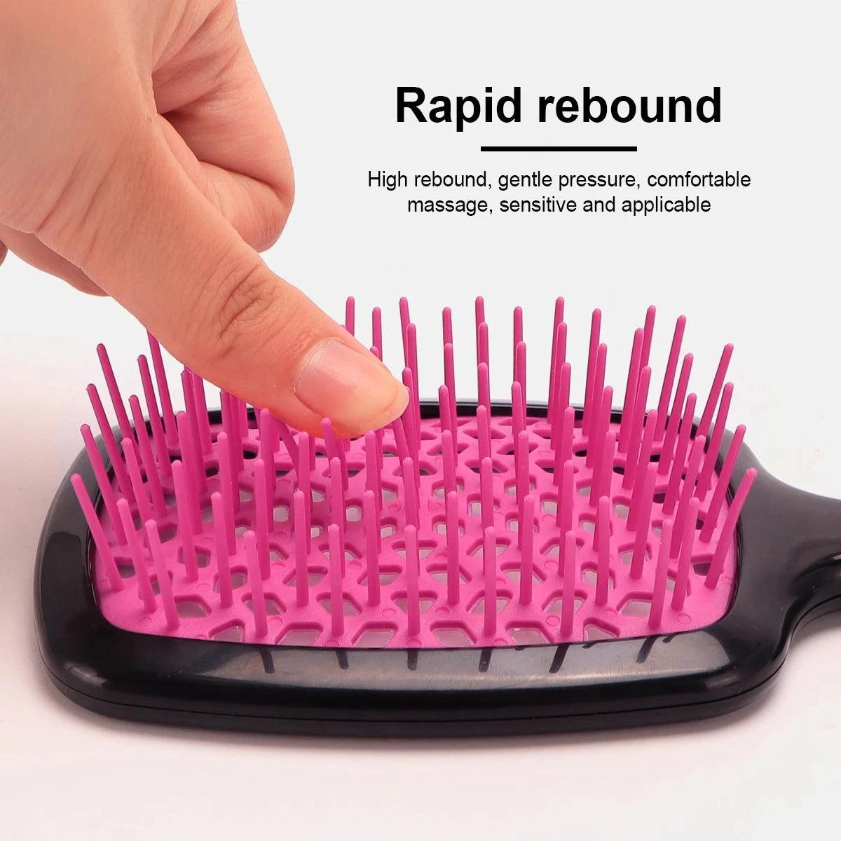 πββοΈ Air Cushion Comb β Anti-Static, Massage Hair Brush for Wet & CurPamper your hair with the Air Cushion Comb, designed for gentle detangling and soothing scalp massages. Perfect for wet and curly hair, this anti-static brush is a mShop All I WantShop All I WantAir Cushion Comb