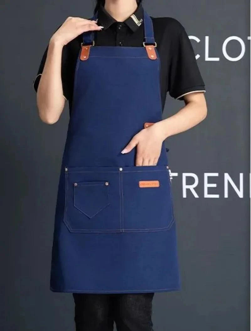Waterproof Canvas Aprons: Stylish & Functional for Everyone! π©βπ³π¨β?pgrade your work attire with our waterproof canvas neck hanging aprons, designed for both men and women. Perfect for restaurant kitchens, baking, cleaning, barberinShop All I WantShop All I WantWaterproof Canvas