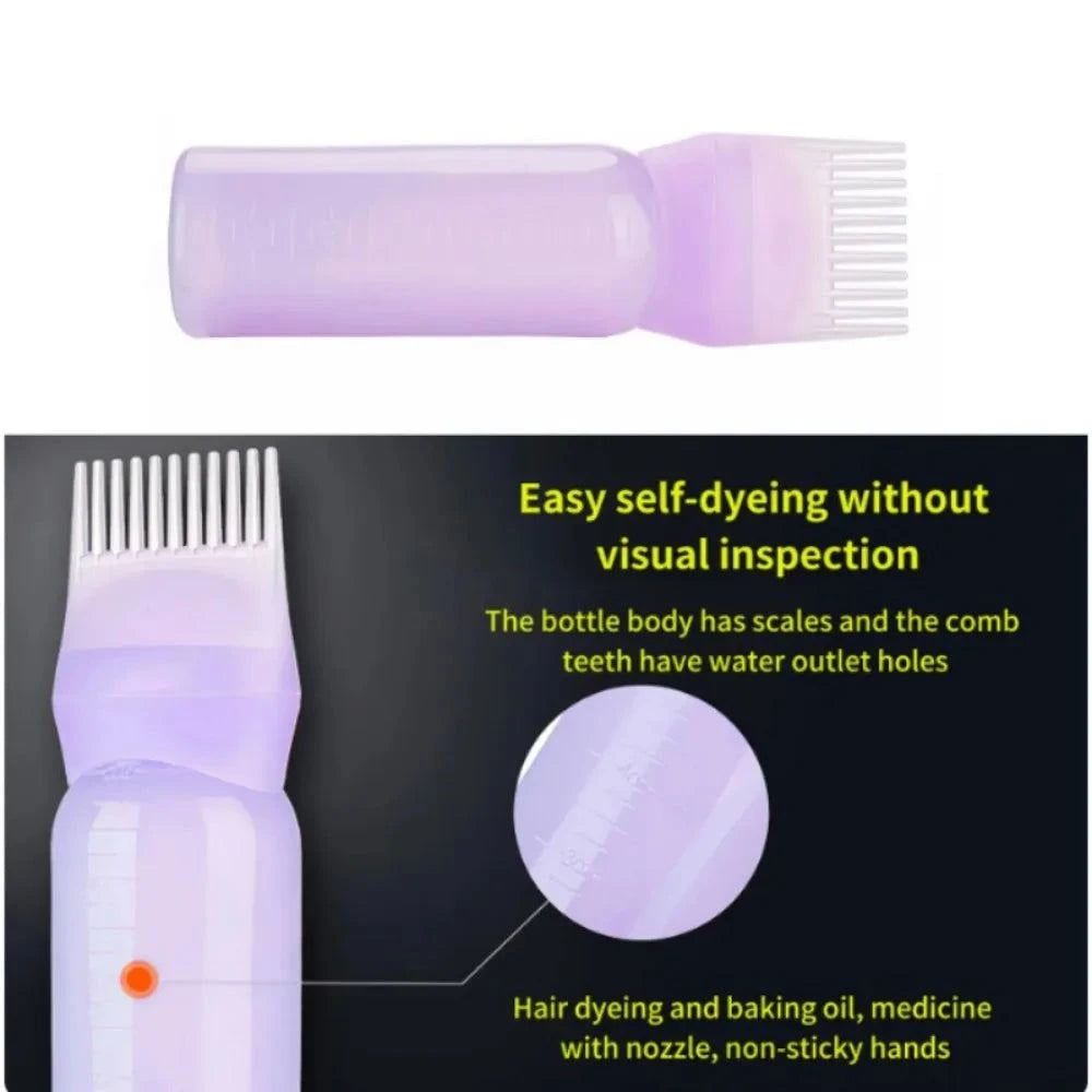 πββοΈ 180ML Hair Dye Applicator β Easy, Mess-Free Coloring & Styling wSimplify your hair coloring routine with the 180ML Hair Dye Applicator. This convenient brush bottle ensures precise application and mess-free coloring for a salon-qShop All I WantShop All I WantHair Dye Applicator