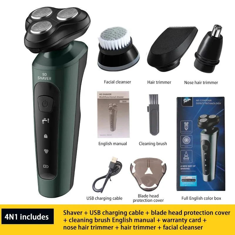 Portable Electric Shaver: Wet & Dry Use Travel Razor! 💼💧Keep your grooming routine efficient on the go with this electric shaver. Designed for both wet and dry use, this sleek razor is perfect for travel, fitting easily iShop All I WantShop All I WantPortable Electric