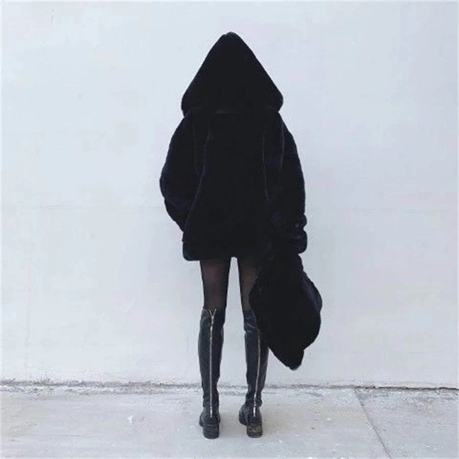 Hooded Faux Rabbit Fur Jacket – Loose Thicken Plush Coat for Women, LuStay cozy and stylish this winter with our Hooded Warm Loose Faux Rabbit Fur Jacket. Designed for ultimate comfort, this thicken plush coat features a luxurious fauxShop All I WantShop All I WantHooded Faux Rabbit Fur Jacket – Loose Thicken Plush Coat