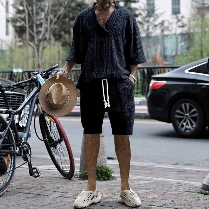 New Summer Men's Set – Loose Casual Sports Suit, High-Quality Cotton JStep into summer with confidence in the New Summer Men's Set, designed for ultimate comfort and style. This two-piece sports suit features a loose fit, allowing for Shop All I WantShop All I WantSummer Men'