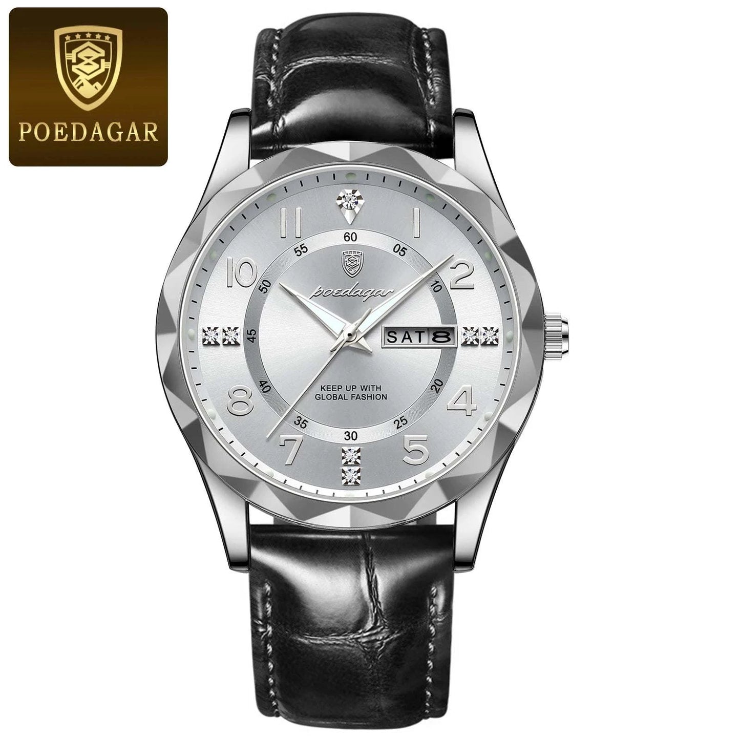 Luxury High-Quality Men’s Watch – Sport Quartz, Waterproof Luminous DaMake a bold statement with the POEDAGAR Fashion Men’s Wristwatch, a luxury timepiece designed for the sophisticated man. This stylish chronograph features a strikingShop All I WantShop All I WantLuxury High-Quality Men’