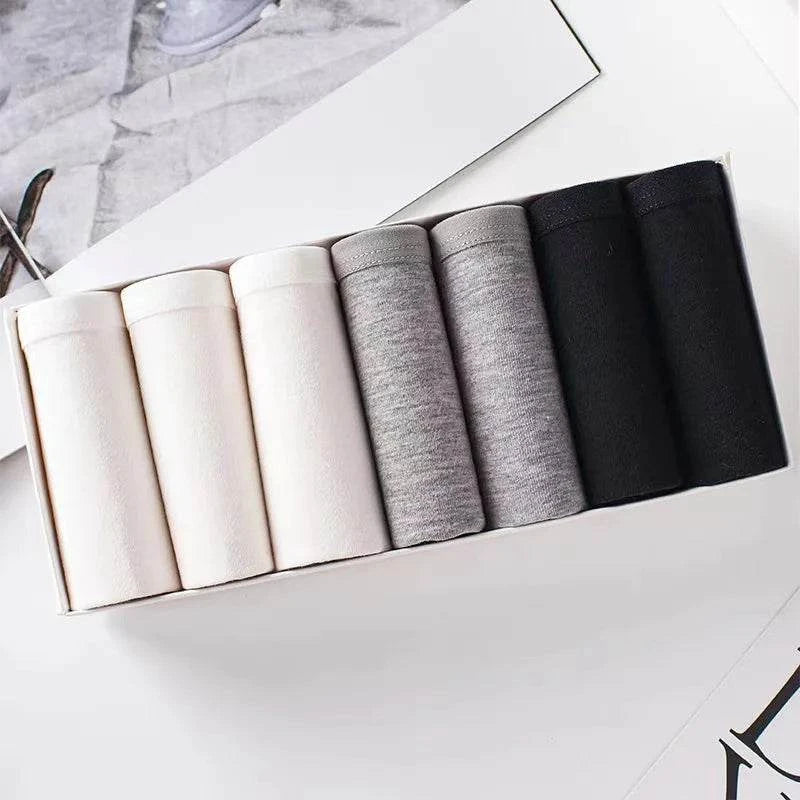 7PCS Cotton Panties Set | Comfortable Middle-Waisted Underwear for WomEnjoy all-day comfort with this 7PCS set of cotton panties for women. These sexy middle-waisted underpants are designed for big sizes, ranging from M to 2XL, ensurinShop All I WantShop All I Want7PCS Cotton Panties Set