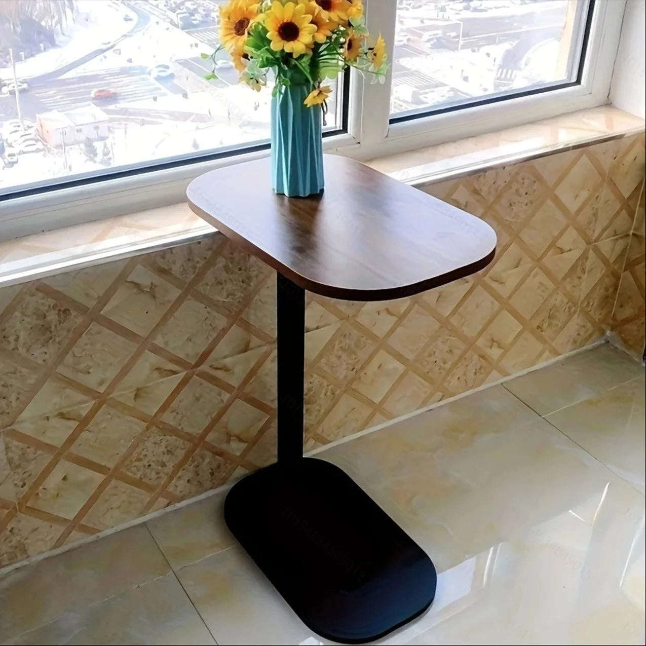 C-Shaped Wood Table 🪑Bring a touch of elegance to your interior design styles with this stunning C-Shaped Wood Table. Featuring a unique Modern Moroccan appearance with a Ming and Qing cShop All I WantShop All I Want-Shaped Wood Table 🪑