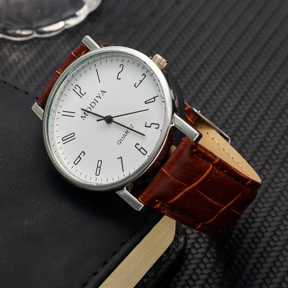 Men's Luxury Business Wrist Watch – Analog Quartz Watch with Leather SElevate your style with the Men's Luxury Business Wrist Watch, a perfect blend of sophistication and functionality. This elegant analog watch features a high-qualityShop All I WantShop All I WantLuxury Business Wrist Watch – Analog Quartz Watch