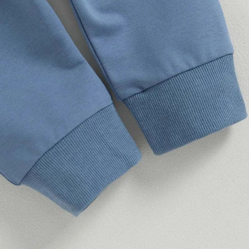 Newborn Baby Boy Pant Set – Autumn 2-Piece Outfit, Contrast Color SweaPrepare your little one for autumn in style with this adorable 2-piece pant set. Featuring a cozy sweatshirt and matching elastic pants in a contrast color design, iShop All I WantShop All I WantNewborn Baby Boy Pant Set