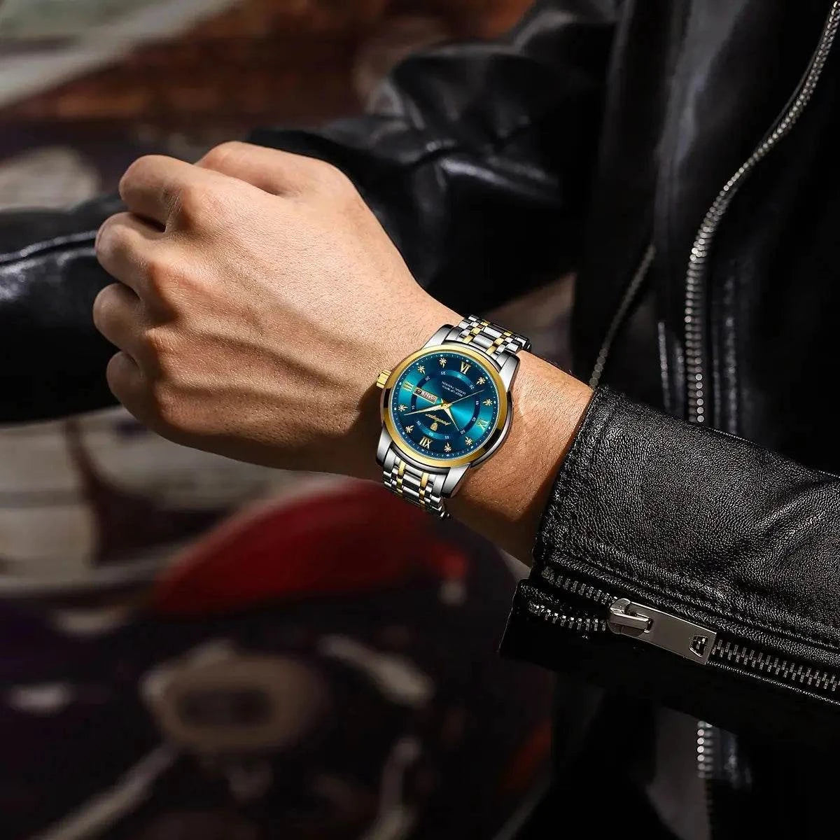 Luxury Watch for Men – Elegant Quartz Timepiece with Date & Week FunctThe Luxury Watch for Men combines sophistication and functionality in one stunning design. This elegant quartz timepiece features a date and week display, making it Shop All I WantShop All I WantLuxury Watch