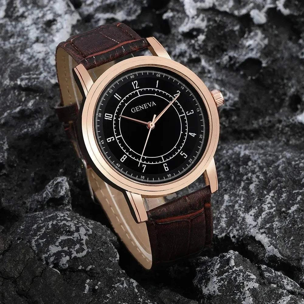 🕰️ 4pcs Men's Watch Set – Quartz, Simple & Elegant, Business & LeisurElevate your accessory game with this 4pcs Men's Watch Set. Featuring elegant quartz watches with simple designs, this set seamlessly transitions from business meetiShop All I WantShop All I WantWatch Set