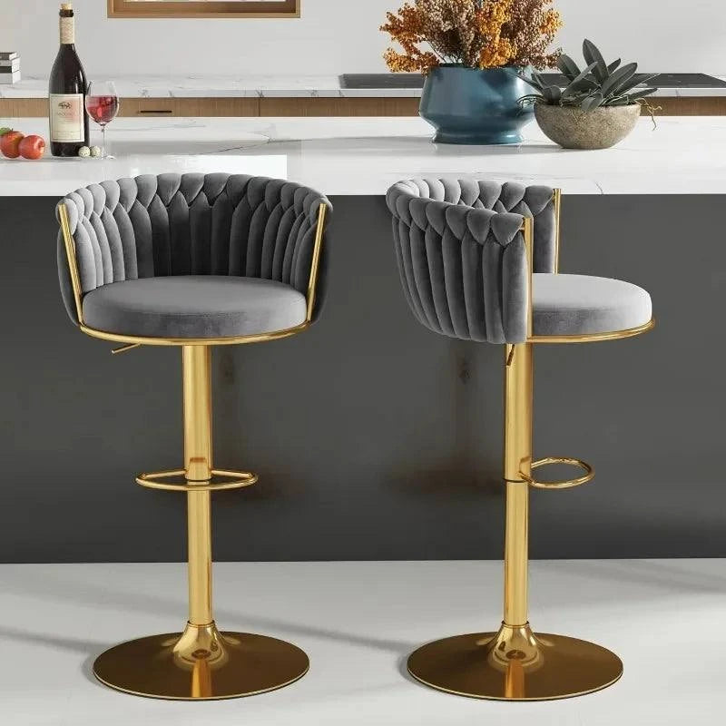 Bar Stools Set of 4, Velvet Swivel & Height Adjustable with Woven BackAdd a touch of natural elegance to your living room with this bamboo sideboard. Perfect for use as a shoe rack or a stylish storage solution, its sleek, modern desigShop All I WantShop All I Want4, Velvet Swivel & Height Adjustable