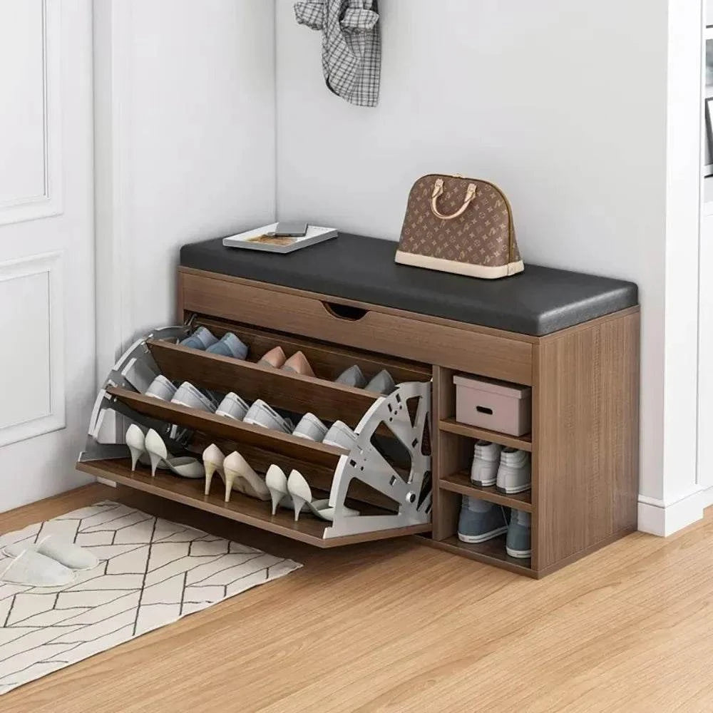 3-Tier Shoe Rack with Sitting Stool – Entryway Storage Cabinet for ShoTransform your entryway with the stylish and functional 3-Tier Shoe Rack with Sitting Stool. Designed for modern home design ideas, this entryway storage cabinet proShop All I WantShop All I Want3-Tier Shoe Rack