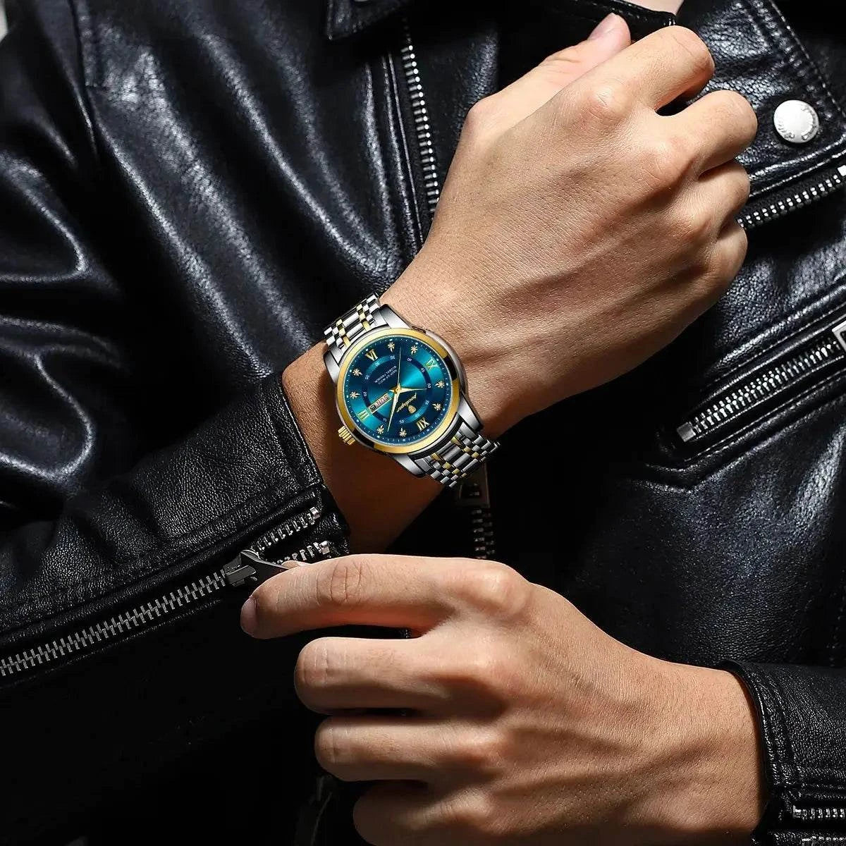 Luxury Watch for Men – Elegant Quartz Timepiece with Date & Week FunctThe Luxury Watch for Men combines sophistication and functionality in one stunning design. This elegant quartz timepiece features a date and week display, making it Shop All I WantShop All I WantLuxury Watch