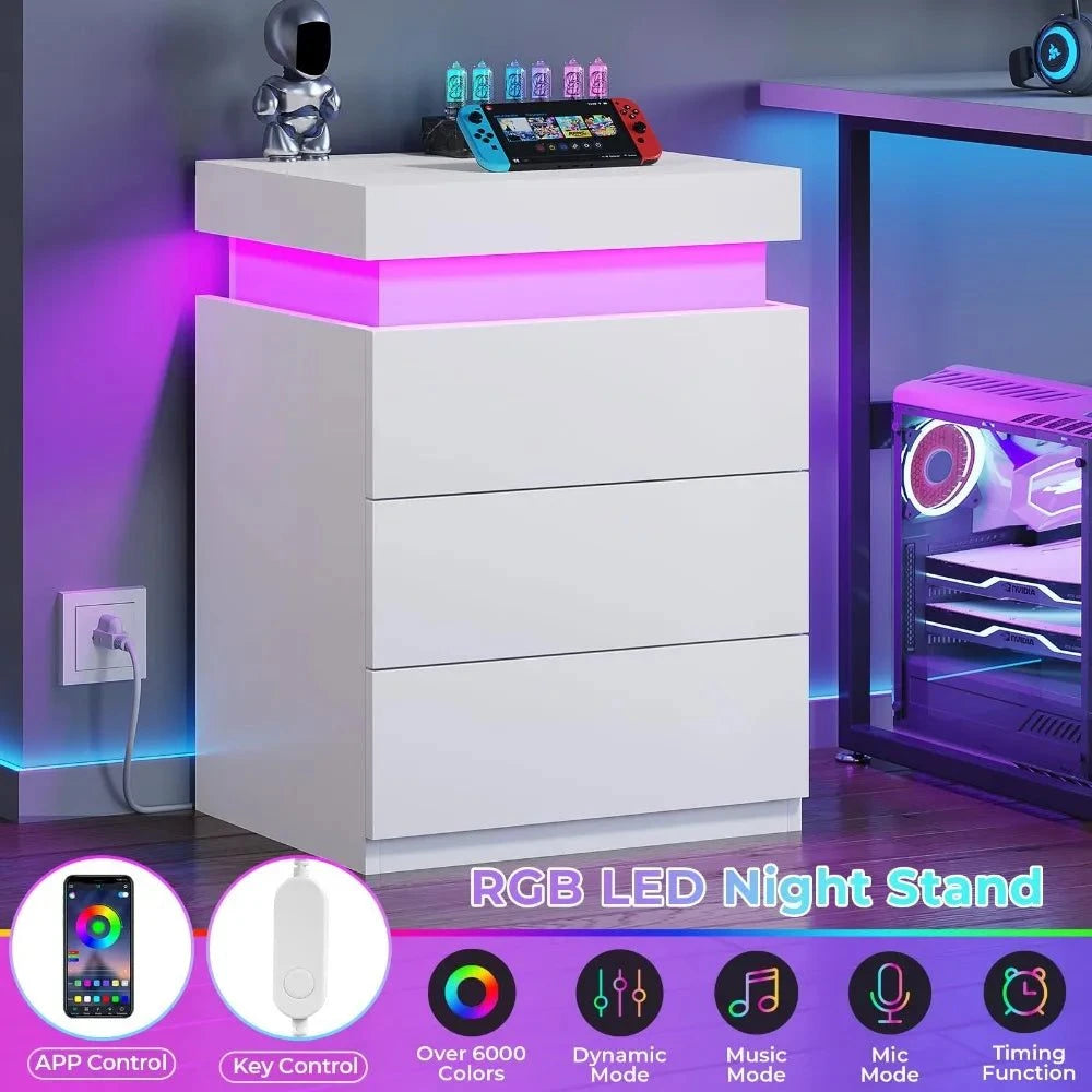 2 Nightstands Set with Charging StationEnhance your bedroom’s functionality and style with this 2 Nightstands Set with Charging Station. Designed with a Modern Morocco appearance, these nightstands offer Shop All I WantShop All I Want2 Nightstands Set