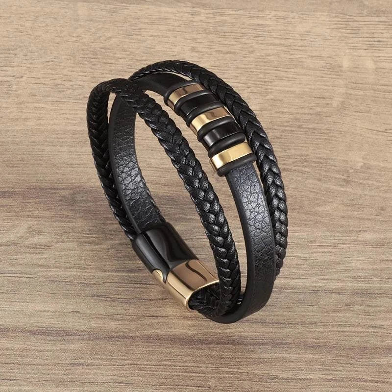 Classic Cross Leather Bracelet for MenIntroducing our Classic Cross Leather Bracelet for Men – where timeless design meets masculine elegance for a statement accessory.
🛡️ Symbolic Cross Design: The braSHOP ALL I WANTShop All I WantClassic Cross Leather Bracelet