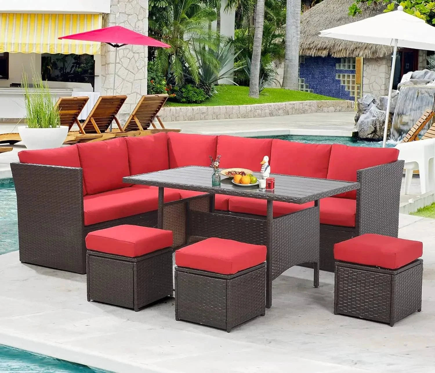 7-Piece Outdoor Patio Dining & Conversation Set 🌿Elevate your outdoor gatherings with the 7-Piece Outdoor Patio Dining & Conversation Set 🌿. This stylish garden set combines both dining and conversation seatinShop All I WantShop All I Want7-Piece Outdoor Patio Dining & Conversation Set 🌿